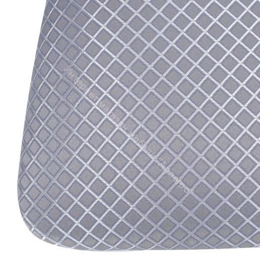 Стул Leset Юта Белый 9003 + патина серебро/жаккард Антина серебро Ж4.04