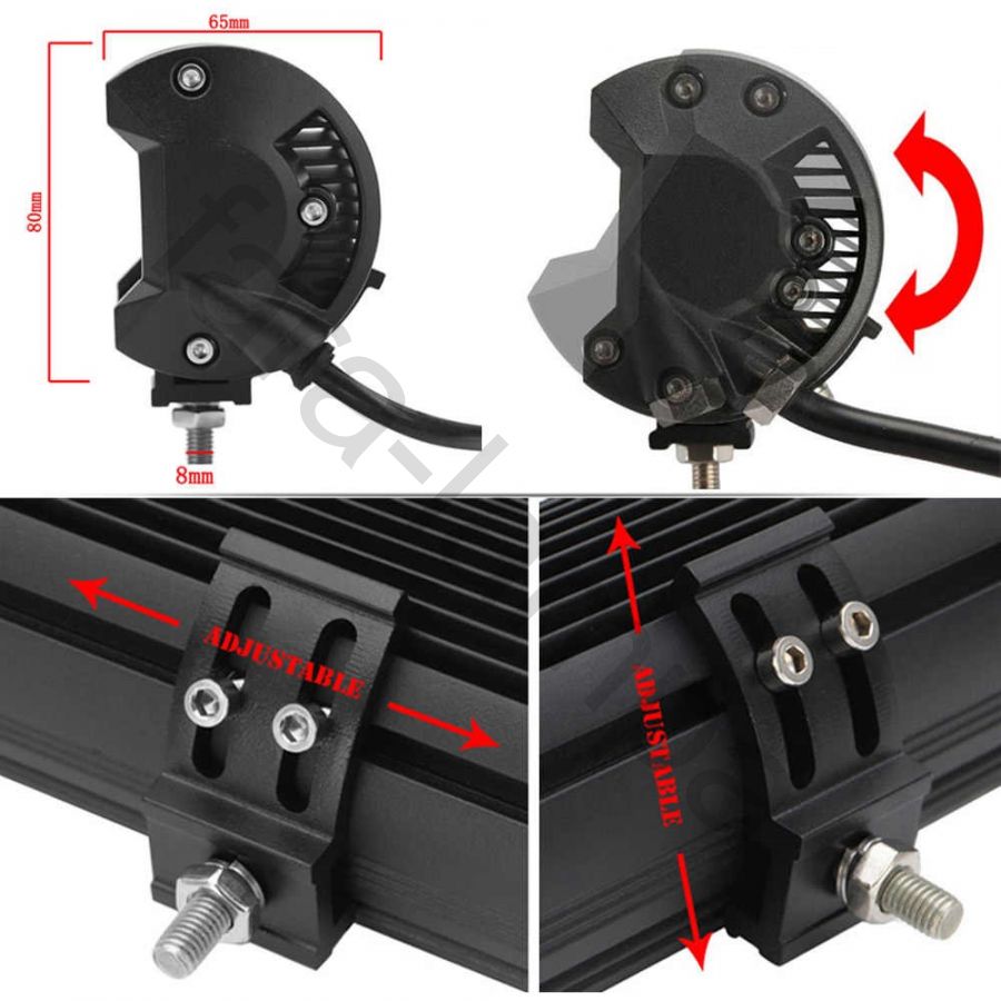 Балка фара светодиодная 36 ватт дальний свет.