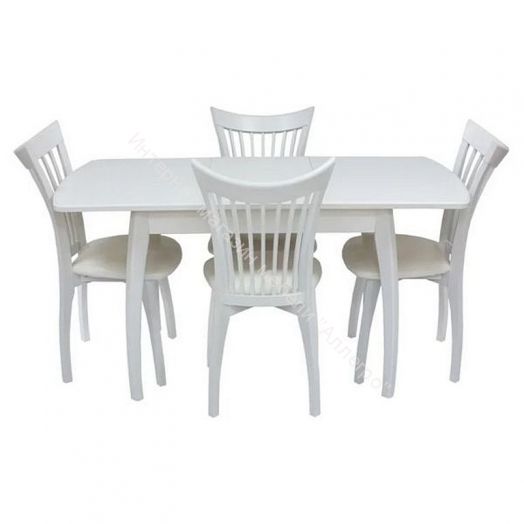 Стол раздвижной Leset Шервуд 1Р Белый 9003