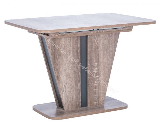 Стол раздвижной Leset Бари Дуб сакраменто/Антрацит