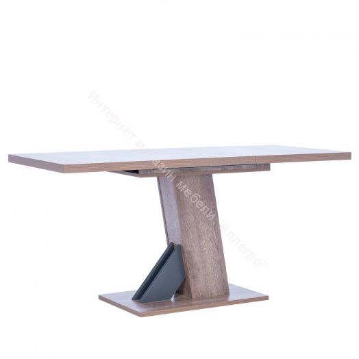 Стол раздвижной Leset Луссо Дуб сакраменто/Антрацит