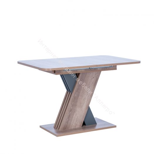 Стол раздвижной Leset Гросс Дуб сакраменто/Антрацит