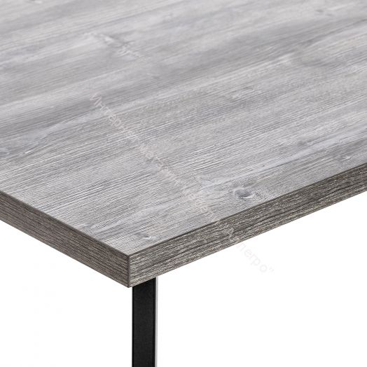 Стол раздвижной Leset Шенон 2Р металл Черный/Сосна Пасадена