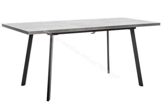 Стол раздвижной Leset Шенон 2Р металл Черный/Сосна Пасадена