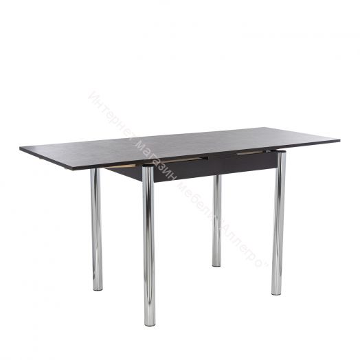 Стол раздвижной Leset Марсель 1Р Хром/Венге