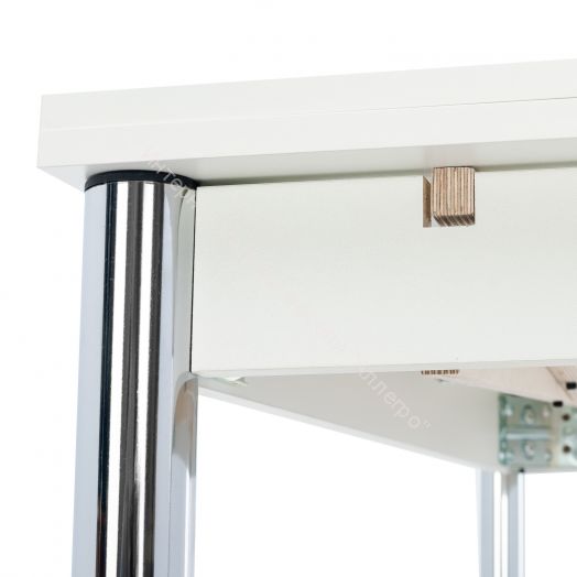 Стол раздвижной Leset Марсель 2Р Хром/Белый