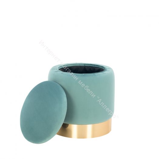 Пуф Leset Йорк MR15 велюр бирюзовый