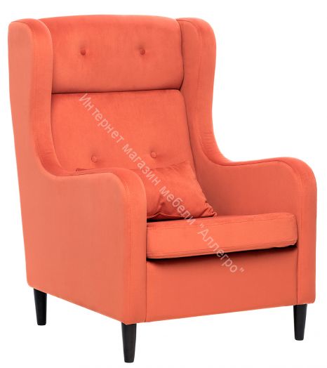 Кресло Leset Галант  Velur V39 венге