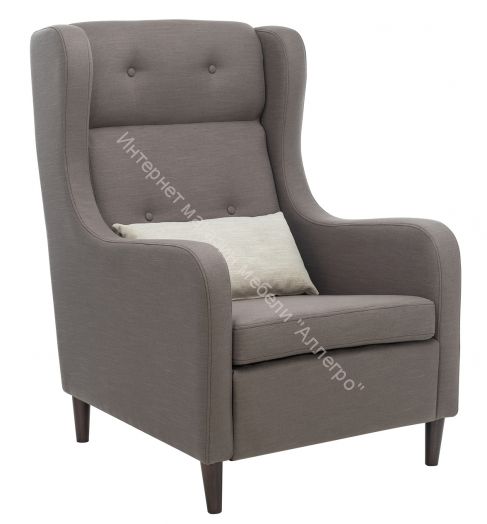 Кресло Leset Галант Melva 20-Melva 06 венге