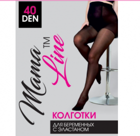 Колготки MamaLine 902 40 den гладкие с эластаном (св-бежевый)