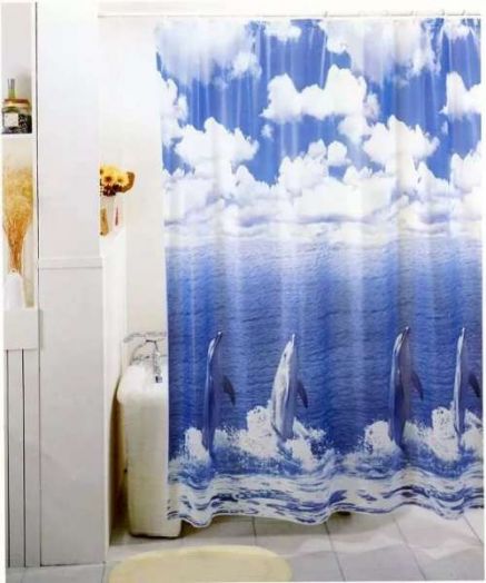 Занавеска для ванной 1800х1800 "SHOWER CURTAIN"  (551) Тайвань