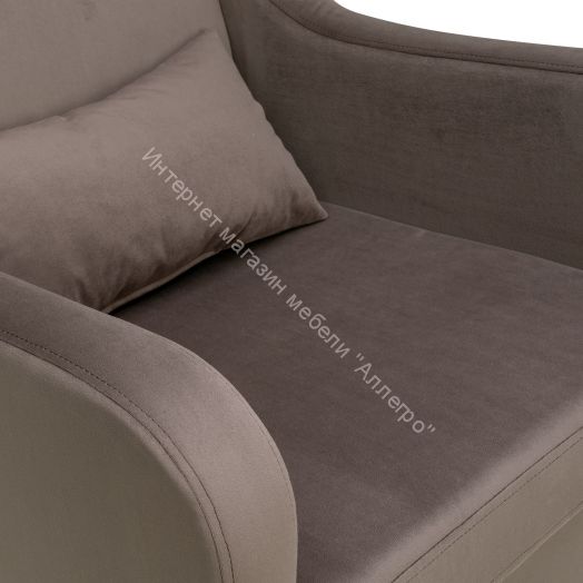 Кресло Leset Хилтон Velur V-23 венге