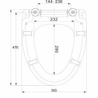 Сиденье для унитаза Jacob Delafon Via E70012-00 с микролифтом схема 4