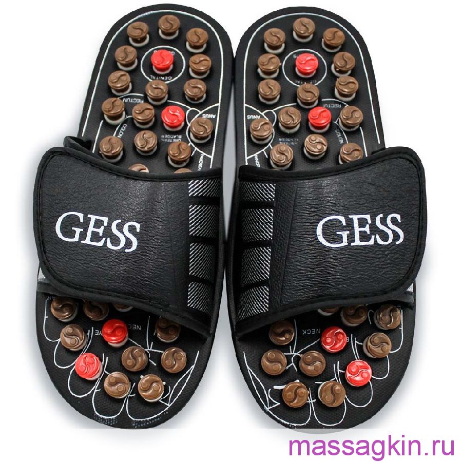 Рефлекторные массажные тапочки Gess uFoot