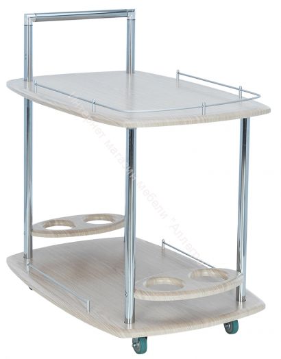 Стол сервировочный Leset Эсперанс дуб белёный