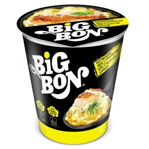 Карт пюре BIGBON 60г C сухариками и соус с жареной курицей