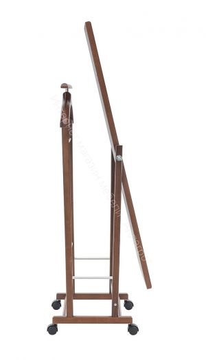 Вешалка напольная с зеркалом Leset Сиэтл орех