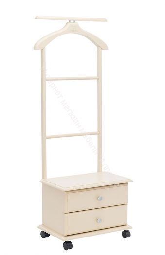 Вешалка напольная с тумбой Leset Ричмонд слоновая кость