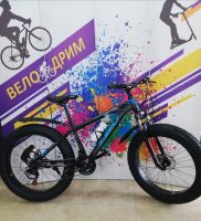 Велосипед 24" * 4.0" ФЭТБАЙК SJeelt черно-синий
