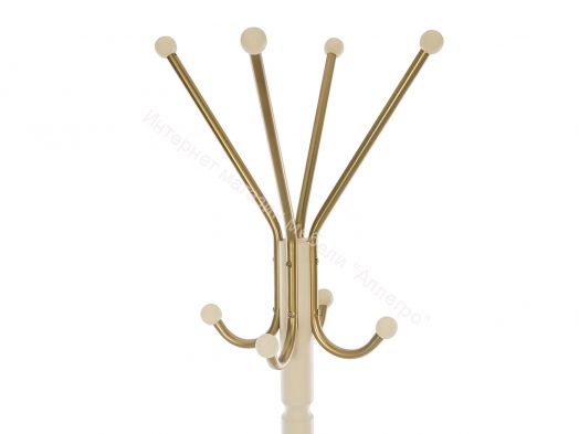 Вешалка напольная Leset Галант-1 слоновая кость
