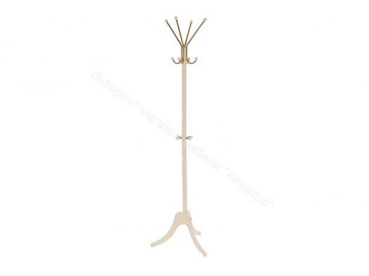 Вешалка напольная Leset Галант-2 слоновая кость