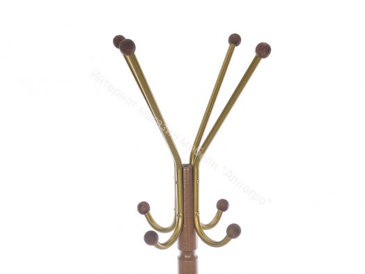 Вешалка напольная Leset Галант-2 орех