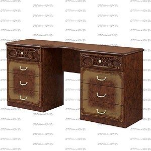 Стол туалетный Роза Диа Мебель, спальня (1600*450*750)