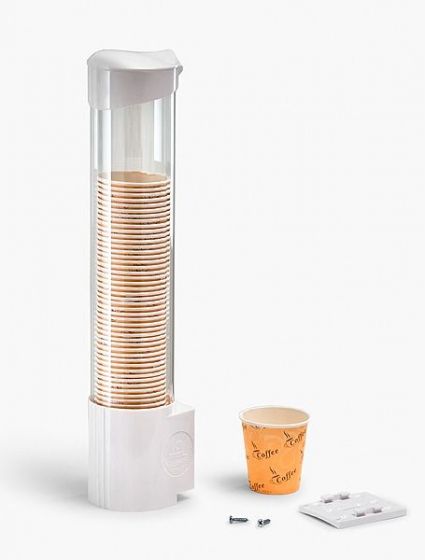 Стаканодержатель для кулера белый на шурупах