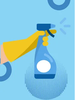 Санитарная обработка кулера для воды в мастерской