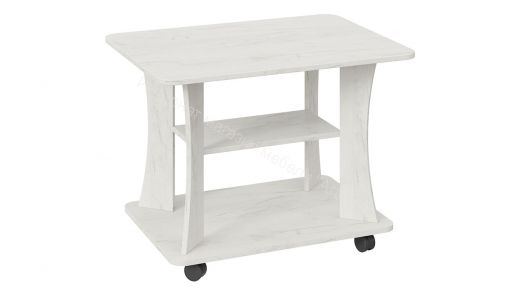 Стол журнальный "Трия" тип 8 (Дуб крафт белый)
