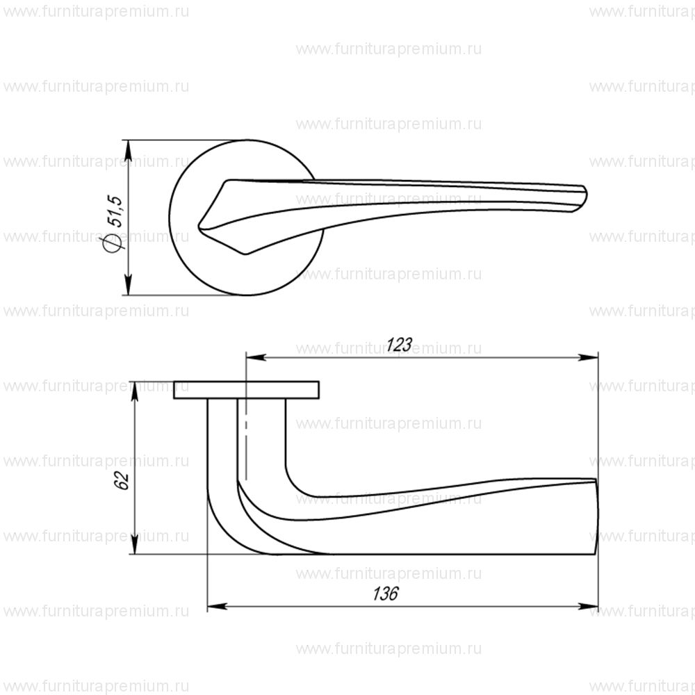 Ручка Armadillo Flame URS Black