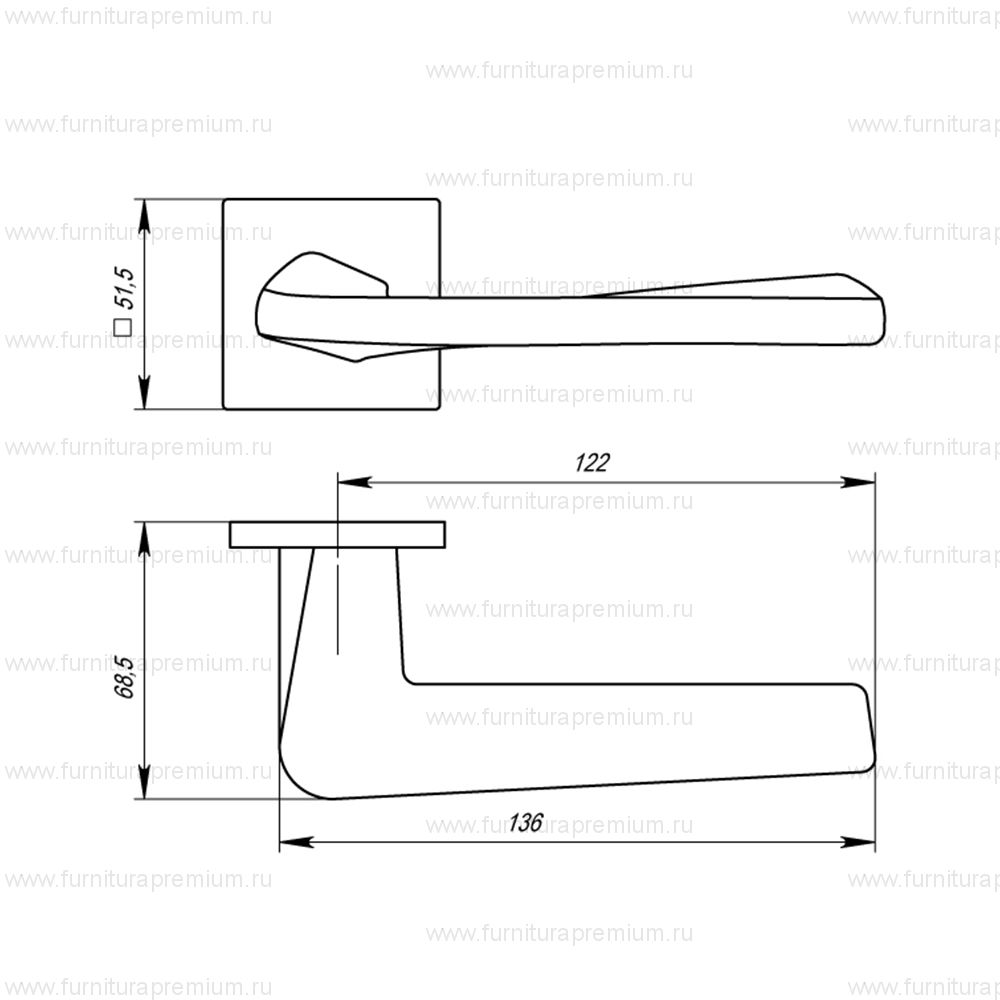 Ручка Armadillo Torso USS Black