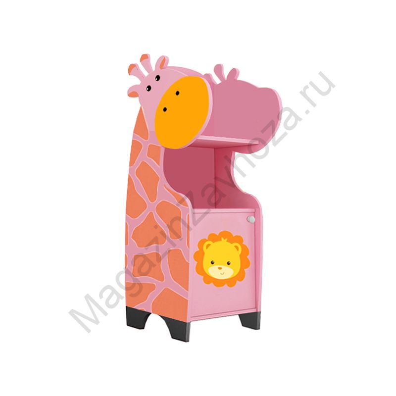 СТЕЛЛАЖНАЯ НАКЛОННАЯ СИСТЕМА ХРАНЕНИЯ 25/17 С ДЕКОРАЦИЕЙ РОЗОВАЯ