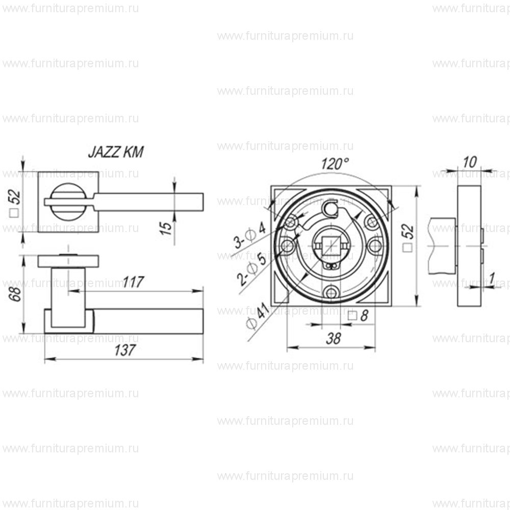 Ручка Fuaro Jazz KM