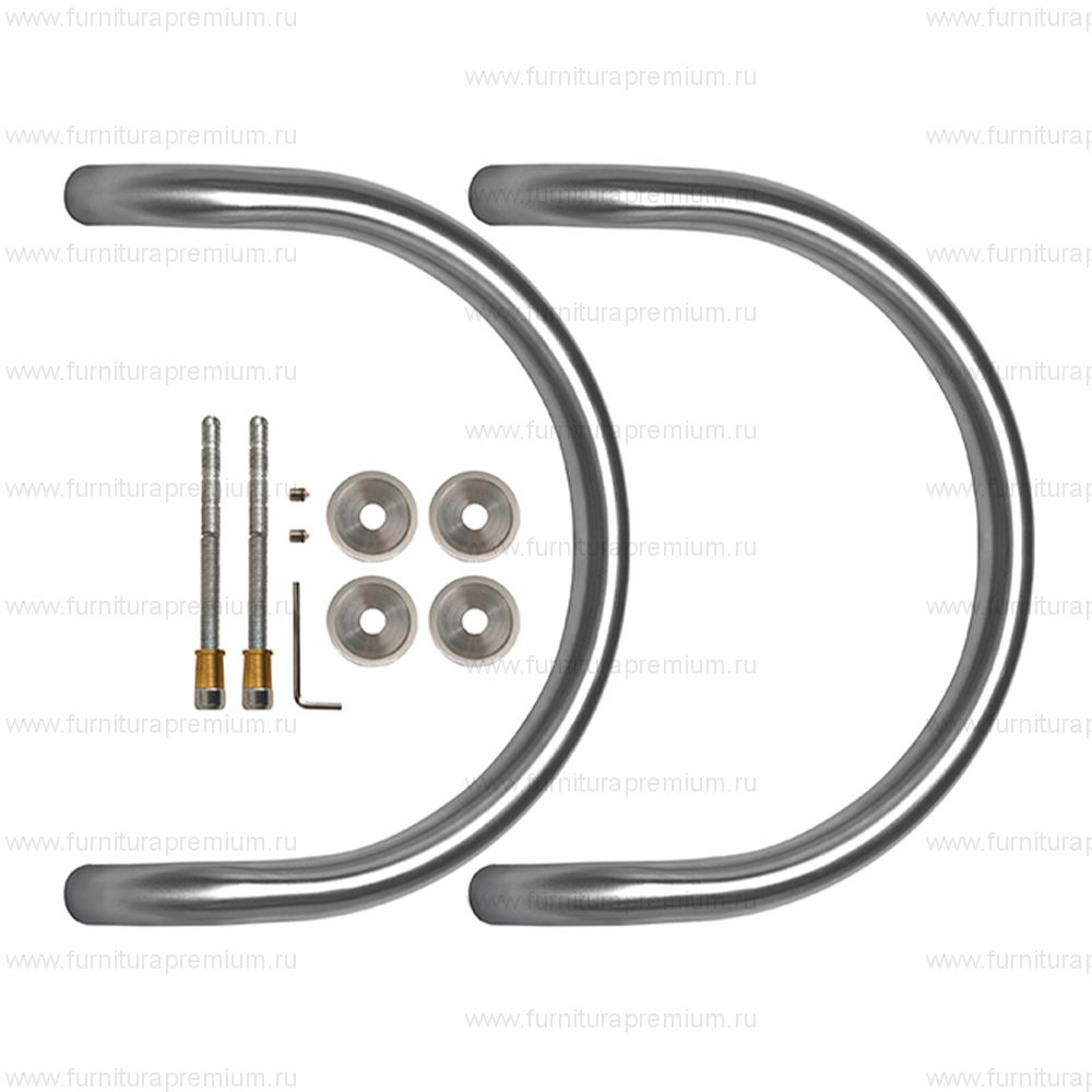 Ручка-скоба Fuaro PH-27-25/300 INOX. Длина 325 мм