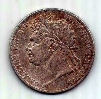 1/2 кроны 1824 Великобритания AUNC- XF