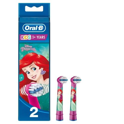 Насадка Oral-B Stages Kids Little Mermaid для электрической щетки, розовый, 2 шт.