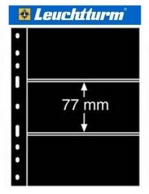 Лист на 3 банкноты (купюры, боны) 3S, формат ОПТИМА Leuchtturm (Германия)