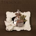 Брошь "Кошечка на празднике урожая" (США)