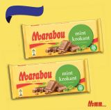 Marabou Mint krokant 200 гр