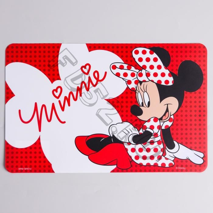 Коврик для лепки "Minnie" Минни Маус, размер 19*29,7 см