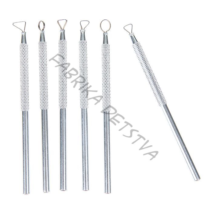 Набор инструментов для лепки, 6 предметов