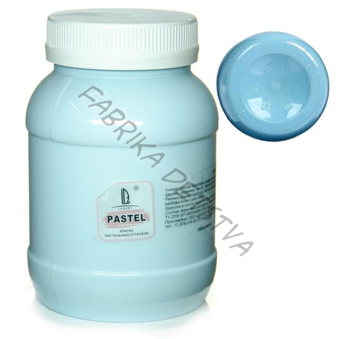 Краска акриловая 500 мл, LUXART Pastel, цвет бледно-голубой пастельный A12V500