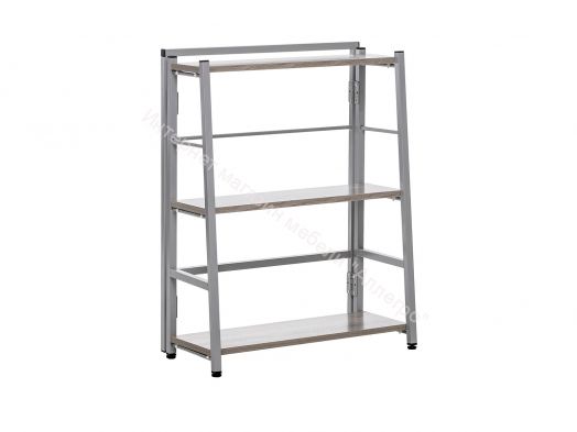 Стеллаж раскладной Leset Пако 800 трапеция Атлас Светлый