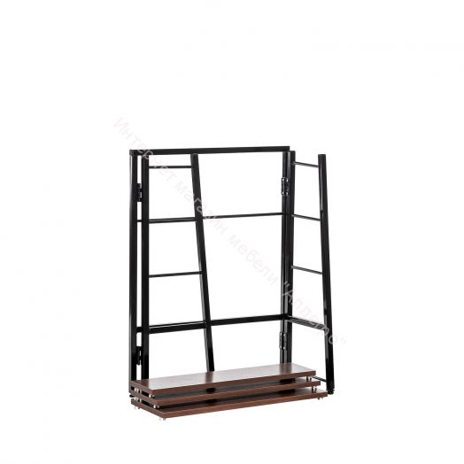 Стеллаж раскладной Leset Пако 800 трапеция Орех Донской