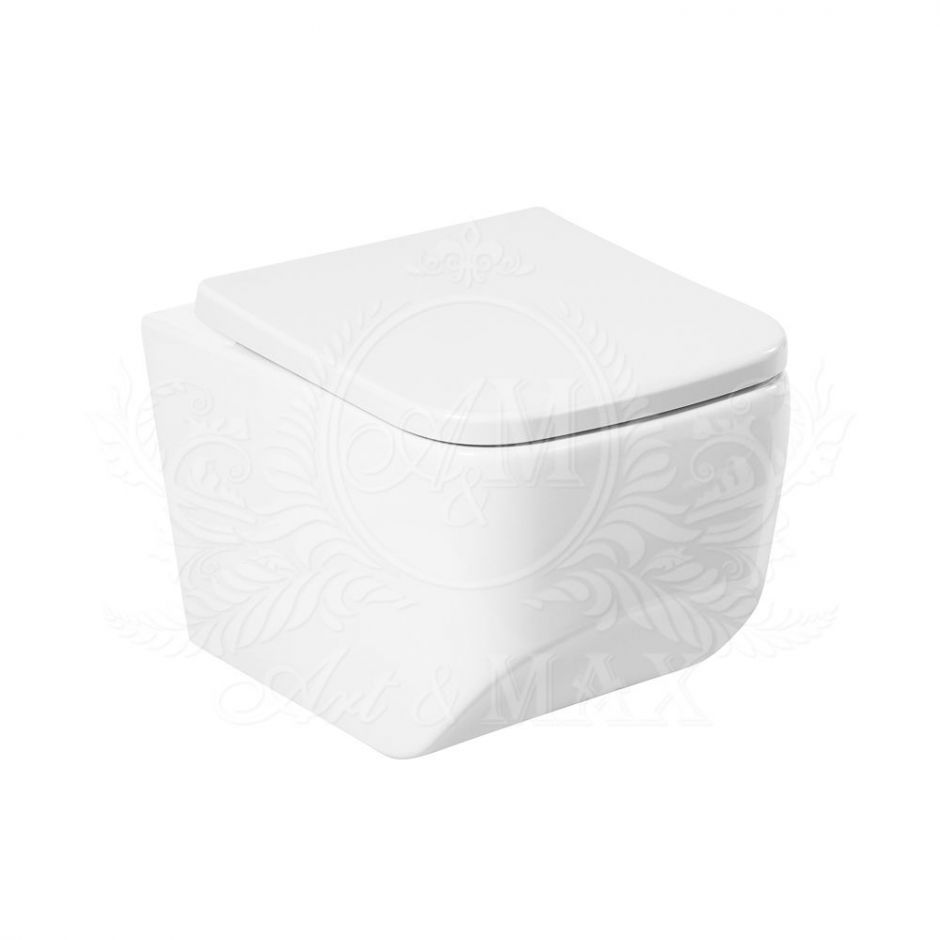 Изображение Безободковый подвесной унитаз Art&Max ART&MAX LIBERTY AM015CHR