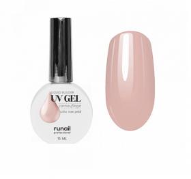 ruNail, Камуфлирующий жидкий Уф-гель - №5317 Нежный лепесток (15 мл)