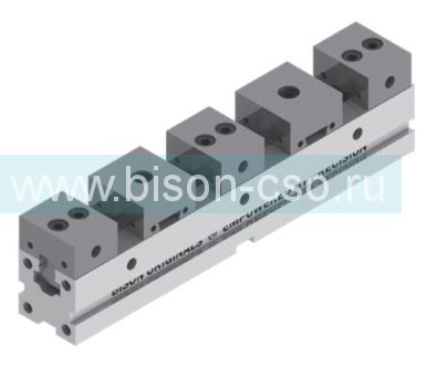 Станочные тиски 6852-75-500 Bison-Bial Польша модульная система зажима