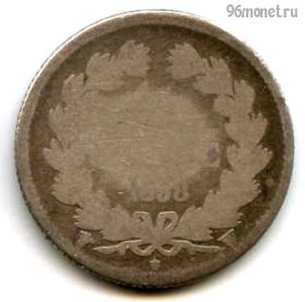 Франция 1/4 франка 1838 W