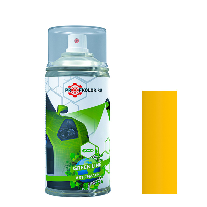 Код краски по VIN номеру на Skoda - SKO6166, 6166, L616. Название цвета краски - AMK Gelb